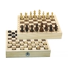 Image de Jeux De Dames Et D'échecs - Coffret En Bois - Jeujura