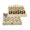 Image de Jeux de plateau - LARBRE A JOUER - Jeux de dames et déchecs - Coffret en bois - Mixte - 6 ans et plus