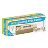 Image de JEUJURA - Jeu de Dominos avec pivots - Coffret en bois - 28 dominos - Vert - Mixte - A partir de 6 ans