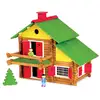 Image de Jeujura Chalet - 175 Pieces - Coffret Bois