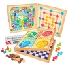 Image de Jeujura Coffret De Jeux Bois - 50 Regles