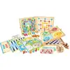 Image de Coffret De Jeux Classiques - 150 Regles - Pions Bois