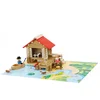 Image de Jeu De Construction Jeujura Cabane De Pêche 90 Pièces Multicolor Bois