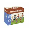 Image de JEUJURA - Coffret de 6 personnages en bois - Jeu de construction en bois - Mixte - A partir de 3 ans