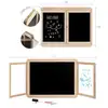 Image de Tableau mural triptyque - jeujura - ardoise craie, 2 volets face blanche et craie JEU3225280880402