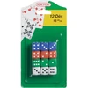 Image de Dés - Assortiment De Couleurs - Lot De 12 Dés - Jeux - Jeux De Table - Kimplay