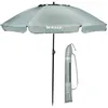 Image de Isotoner Parasol de plage jardin ultra résistant structure anti vent léger réglable et anti uv upf50+ 160 cm kaki