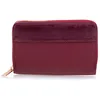 Image de Portefeuille Femme zippé Rouge