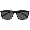 Image de Isotoner Lunettes de soleil mate noir mixte adulte