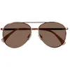 Image de Isotoner Lunettes de soleil forme pilote enfant 10 à 12 ans verres polycarbonates catégorie 3 or rose mixte enfant