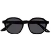 Image de Isotoner Lunettes de soleil ovale géometrique noir mixte enfant