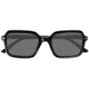 Image de Isotoner lunettes de soleil rectangulaires noir adulte