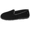 Image de Chaussons - ISOTONER - Femme - Noir - Semelle EVERYWEAR 