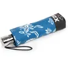 Image de Isotoner Parapluie X-tra Solide anti-retournement23cm ultra déperlant ouverture/fermeture automatique fleur coquillage bleu femme