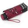 Image de Isotoner Parapluie compact 16 5cm solide déperlant à ouverture manuelle bandana bordeaux femme