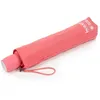 Image de Isotoner Parapluie Protection soleil AntiUV UPF50+ petit prix solide et déperlant corail rosé femme
