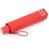 Image de Isotoner Parapluie Protection soleil AntiUV UPF50+ petit prix solide et déperlant rouge corail femme