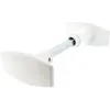 Image de Bouton double carré de 6/7 aluminium blanc