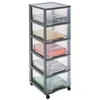 Image de Tour de rangement avec roues Sundis TAG TOWER XL 5 tiroirs - gris
