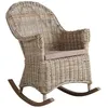 Image de Rocking chair en poelet gris Kresek
