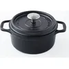 Image de INVICTA Cocotte ronde - Ø 18 cm - Noir - Tous feux dont induction