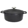 Image de Chasseur - cocotte ronde fonte émaillée 20cm noir puc472001 - PUC472001