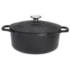 Image de Chasseur Cocotte en fonte émaillée 28cm noir - puc472801