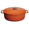 Image de Cocotte En Fonte Chasseur Design Contemporain Châtaigne 5l