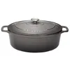 Image de Cocotte Ovale En Fonte Émaillée 31 Cm Caviar Sublime Chasseur Puc473189
