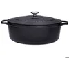 Image de Chasseur Cocotte ovale en fonte 35cm noir - puc473501