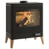 Image de Poêle à Bois - INVICTA - P610449 - 9 kW - Noir - Fonte