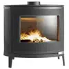 Image de Invicta - poêle à bois fonte 9kw anthracite p647844 - kaori P647844