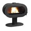Image de Poêle à bois - INVICTA - Fifty plus pied - 10 KW - En fonte - Bûches 60 cm