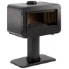 Image de Poele a bois invicta wilson sur pied fonte 8 kw anthracite P648214