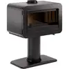Image de Poele a bois invicta wilson 9 sur pied 9 kw fonte anthracite raccordable 1