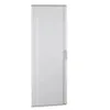 Image de Porte galbée métal pour coffret et armoire XL³400 et XL³160 hauteur 1050mm - livrée avec poignée à barillet interchangeable - distan