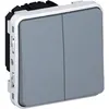 Image de Legrand LEG69925 Double interrupteur ou va et vient composer Gris Plexo en occasion ou reconditionné