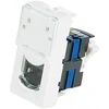 Image de LEGRAND Plastron Mosaic 22,5x45 1 port RJ45 CAT 5e STP