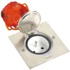 Image de Prise électrique - Legrand - Simple - Inox - IP44 - A encastrer