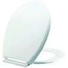 Image de Abattant WC - SIAMP - Monte Carlo Blanc - Norme NF - Polyamide métal - Dimensions 446mm x 380mm