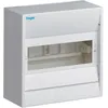 Image de Coffret cache-borne - HAGER - 8 modules - Blanc - Intérieur - 1 rangée