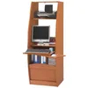 Image de Armoire informatique - style contemporain - décor merisier - L 60 cm
