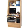 Image de Armoire Informatique Galbée 6 Niches Serrure L 80.5 H 171.5 P 59.3 Cm - Hêtre