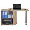 Image de Bureau Pivotant Beaux Meubles Pas Chers Table Pivotante Rangement Chêne Naturel