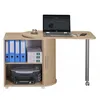 Image de Bureau pivotant - Fabrication française - Chêne naturel - 105 cm