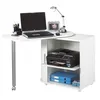 Image de Bureau Informatique Blanc Et Table Pivotante - Blanc