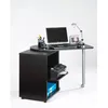 Image de Bureau informatique pivotant 105 cm - Noir