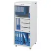 Image de Caisson De Bureau Blanc À Roulettes 108 Cm - Blanc
