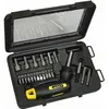 Image de Tournevis porte-embouts à cliquet STANLEY - 0-63-022 - Coffret de 25 pièces