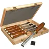 Image de Coffret de ciseaux a bois manche bois STANLEY - 2-16-217 - Jeu de 5 pièces